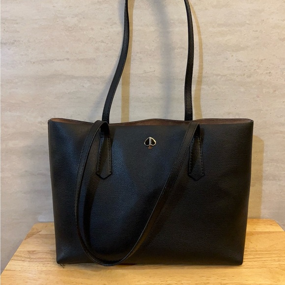 GENUINE Kate Spade Molly Tote
Large Bag Black Leather Handbag - Picture 3 of 10